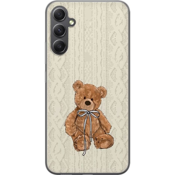Samsung Galaxy S23 FE Gjennomsiktig deksel Liten Bamse – klassisk bamse i enkel design