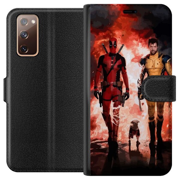 Samsung Galaxy S20 FE Tegnebogsetui Wolverine Deadpool