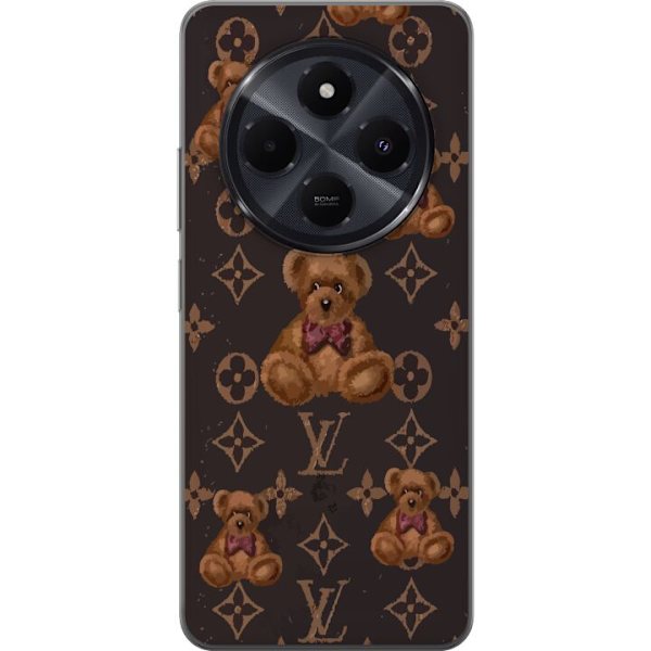 Xiaomi Redmi A4 Gennemsigtig cover Louis Vuitton Teddybjørn Mønster Luksus Mode Design Populært Motiv Mode Trend Luksuriøse Accessories