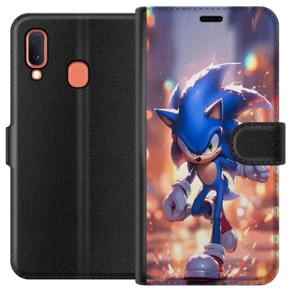 Kompatibelt Plånboksfodral till Samsung Galaxy A20e Sonic