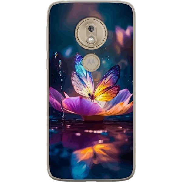 Motorola Moto G7 Play Gjennomsiktig deksel Butterfly