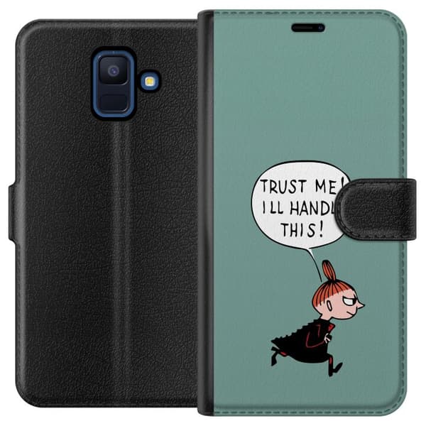 Kompatibelt Plånboksfodral till Samsung Galaxy A6 (2018) Trust Me I'll Handle This grön