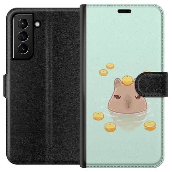 Kompatibel Tegnebogsetui til Samsung Galaxy S21+ 5G Capybara