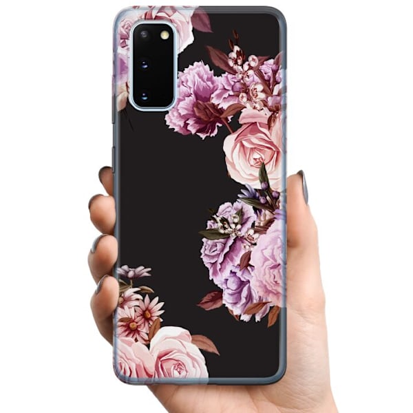 Samsung Galaxy S20 TPU Mobilskal Blommor