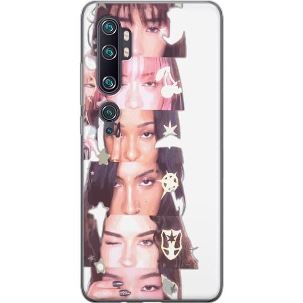 Kompatibelt Mobilskal till Xiaomi Mi Note 10 Pro KATSEYE vit