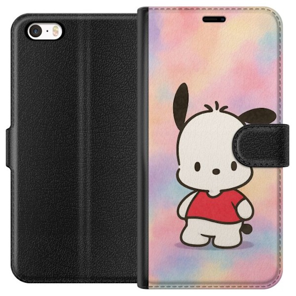Apple iPhone 5s Plånboksfodral Kawaii Sanrio Pochacco