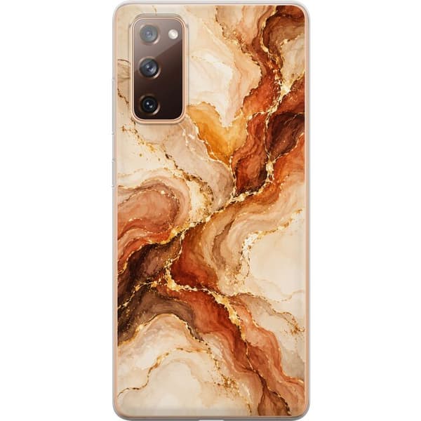 Kompatibelt Mobilskal till Samsung Galaxy S20 FE Höstagat beige