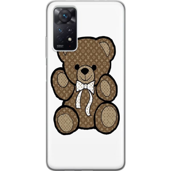 Xiaomi Redmi Note 11 Pro 5G Läpinäkyvä kuori Teddy LV Bear