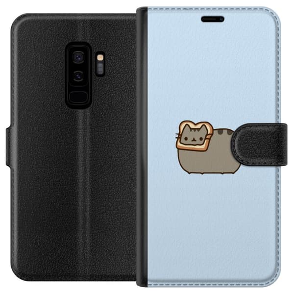 Kompatibel Tegnebogsetui til Samsung Galaxy S9+ Cat Loaf