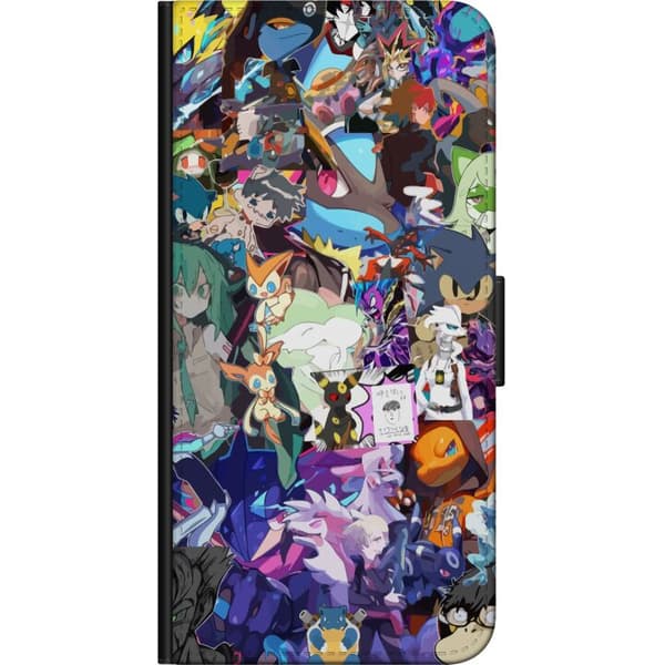 Kompatibel Tegnebogsetui til Samsung Galaxy A20s Pokémon Blaze