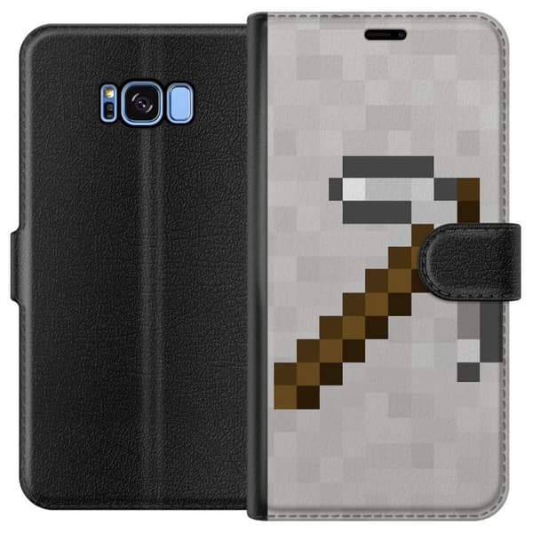 Kompatibel Tegnebogsetui til Samsung Galaxy S8 Minecraft Værktøjer