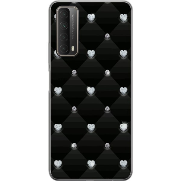 Huawei P smart 2021 Cover / Mobilcover - Bling Hjerte