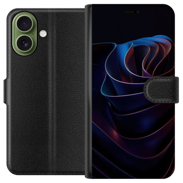 Kompatibel Tegnebogsetui til Apple iPhone 17 Neonflow sort