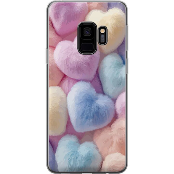 Samsung Galaxy S9 Gennemsigtig cover Hjerter Kærlighed Grafisk Design Romantisk Motiv Populær Symbol Grafisk Mønster Dekoration