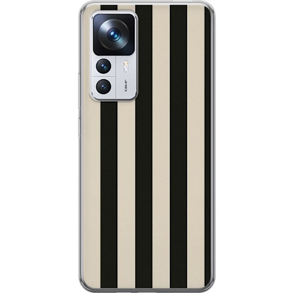 Xiaomi 12T Pro Genomskinligt Skal Line Flow