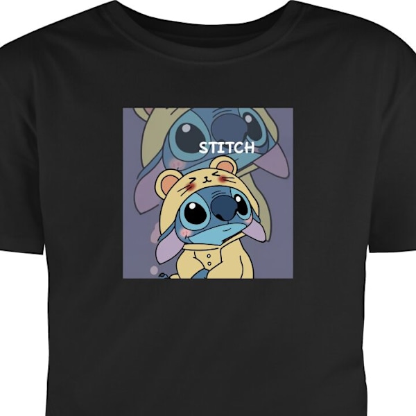 T-shirt til Voksen | Klassisk Voksen T-shirt Sying sort XL