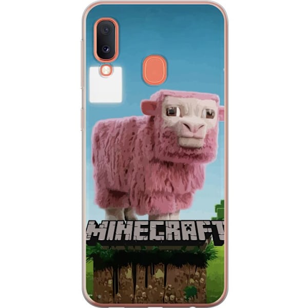 Samsung Galaxy A20e Läpinäkyvä kuori A Minecraft Movie