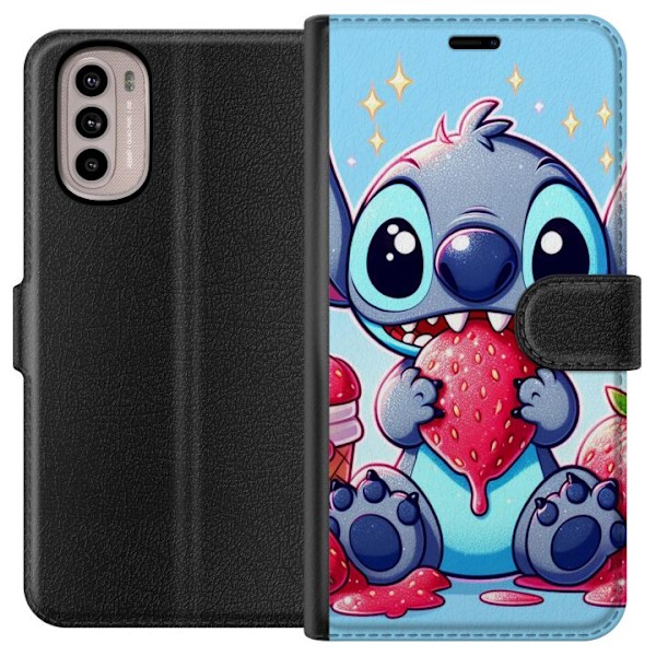 Motorola Moto G41 Tegnebogsetui Strawberry Stitch