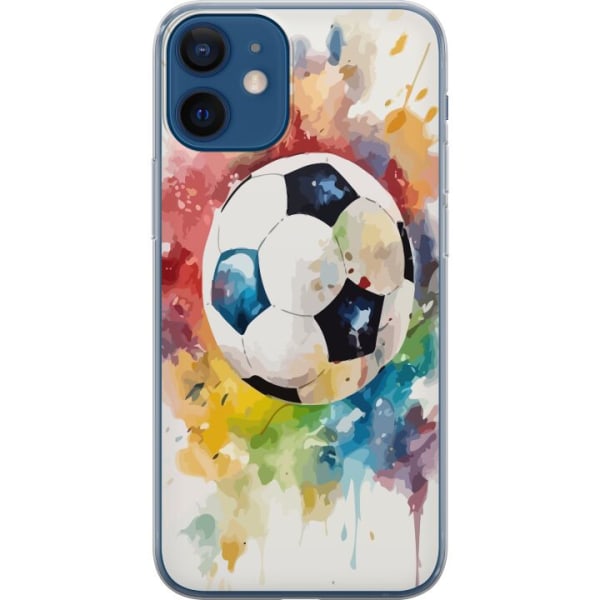 Apple iPhone 12 mini Gennemsigtig cover Fodbold