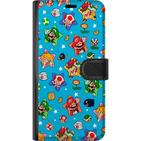 Motorola Moto G85 Lompakkokotelo Super Mario