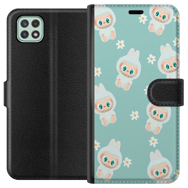 Samsung Galaxy A22 5G Plånboksfodral Labubu Candy Vibes – S