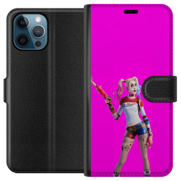 Apple iPhone 12 Pro Lommeboketui Fortnite - Harley Quinn