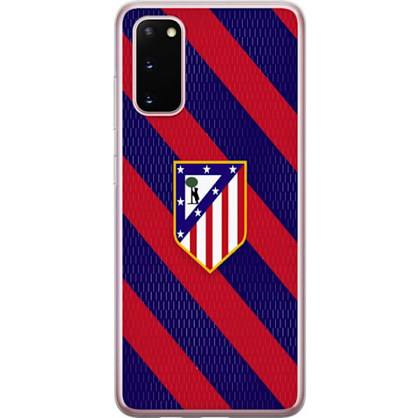 Samsung Galaxy S20 Genomskinligt Skal Atletico Madrid