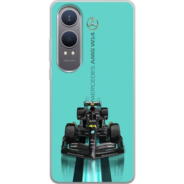 OnePlus Nord CE4 Lite Genomskinligt Skal Mercedes F1