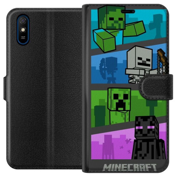 Xiaomi Redmi 9A Lompakkokotelo Minecraft