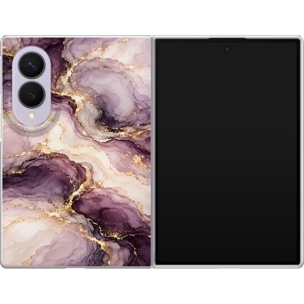Kompatibelt Mobildeksel til Samsung Galaxy Z Fold8 Plommemarmor lila