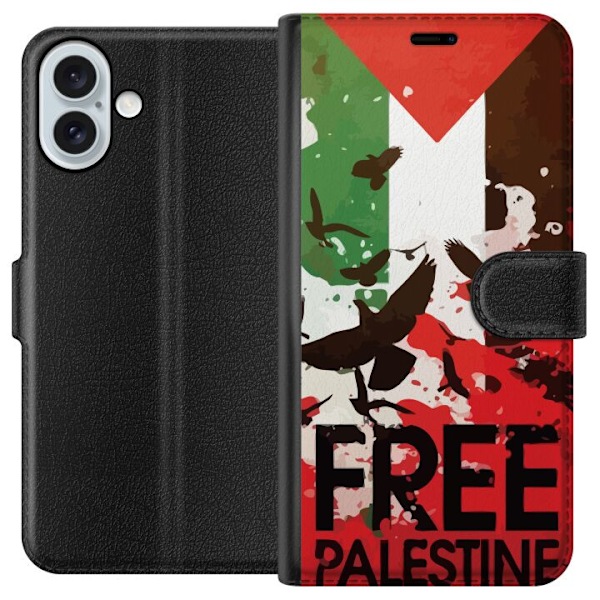 Apple iPhone 16 Plus Lompakkokotelo Vapaa Palestiina