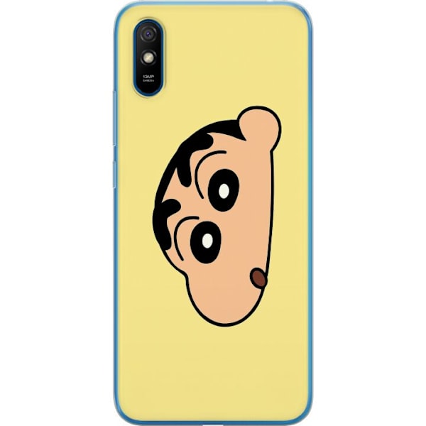 Xiaomi Redmi 9A Genomskinligt Skal Peeking Shinchan