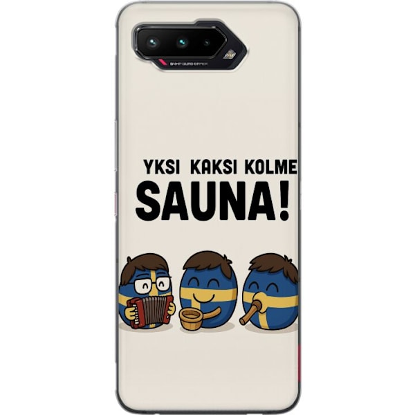 Asus ROG Phone 5 Genomskinligt Skal Festivalen Kaj Bara Bada B