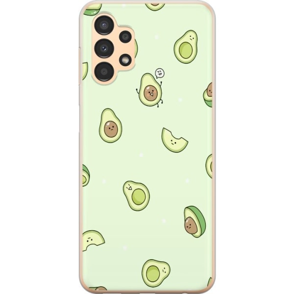 Samsung Galaxy A13 Gennemsigtig cover Glad Avocado