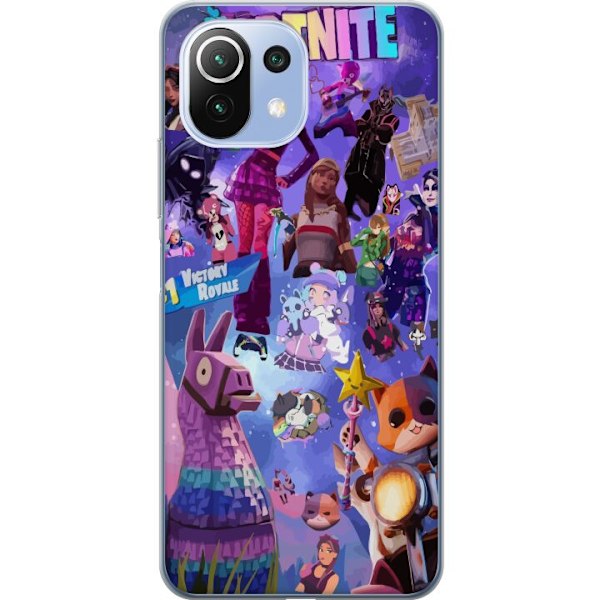 Xiaomi 11 Lite 5G NE Gennemsigtig cover Fortnite