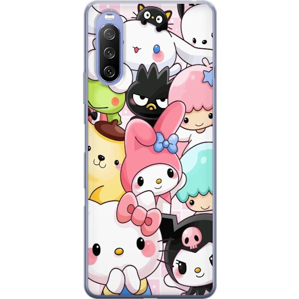 Sony Xperia 10 III Gjennomsiktig deksel Kawaii Sanrio Crew