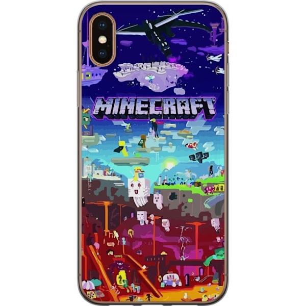 Kompatibelt Mobildeksel til Apple iPhone XS Minecraft