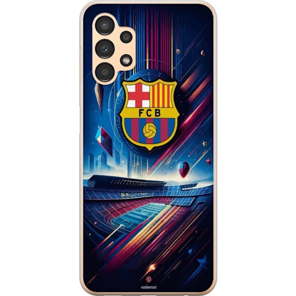 Samsung Galaxy A13 Läpinäkyvä kuori FC Barcelona