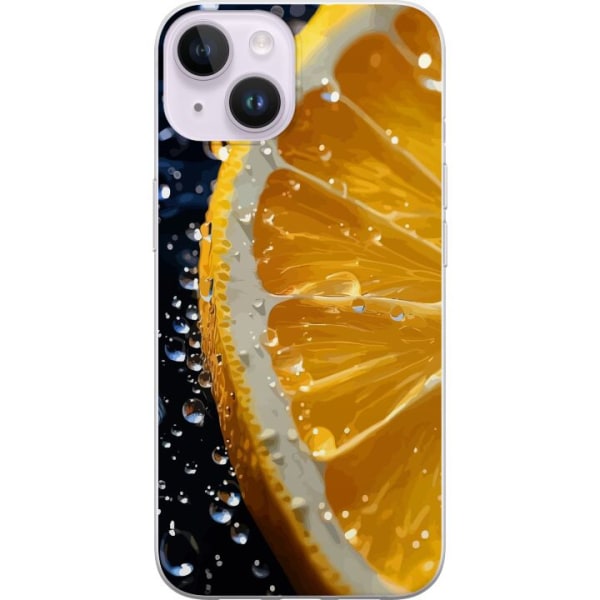 Apple iPhone 15 Plus Genomskinligt Skal Apelsin