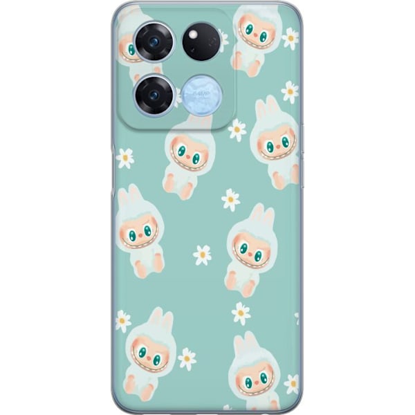 OnePlus Ace Racing Gjennomsiktig deksel Labubu Candy Vibes