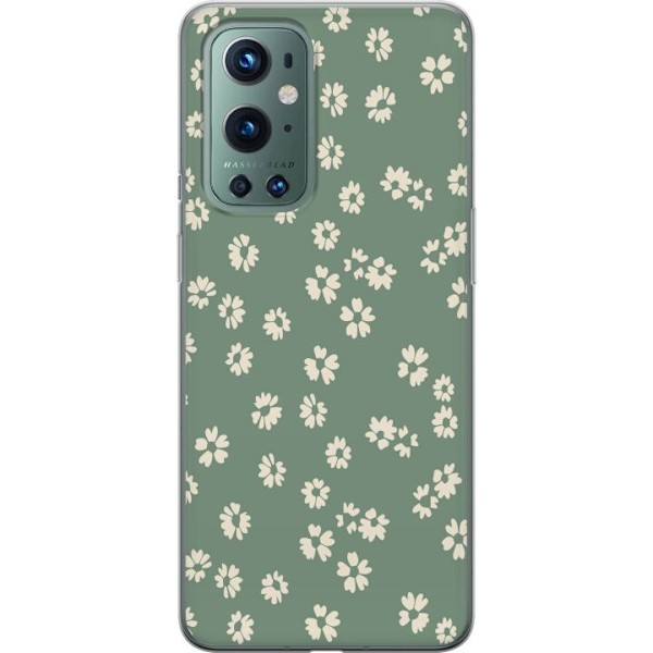 OnePlus 9 Pro Gjennomsiktig deksel Blomsterdrøm - Fargerikt Blomstermønster