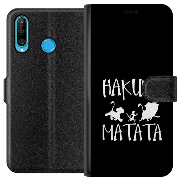 Huawei P30 lite Lompakkokotelo Hakuna Matata