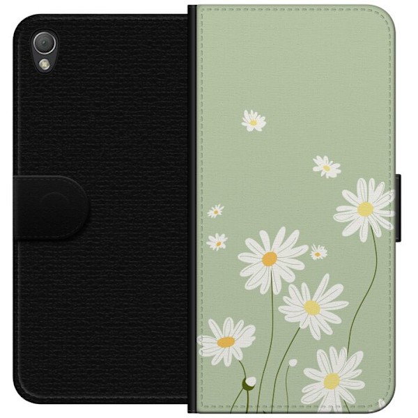 Sony Xperia Z3 Tegnebogsetui Præstekraver - blomstret mønste