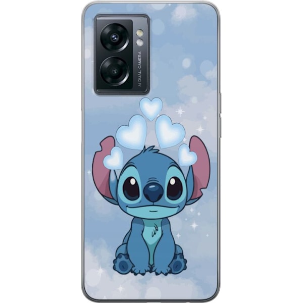 OnePlus Nord N300 Gjennomsiktig deksel Stitch Hoppande Gled - Morsomt Design for Gave