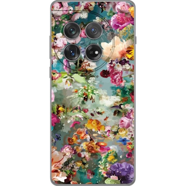 OnePlus 12 Gennemsigtig cover Blomster