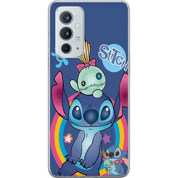 OnePlus 9RT 5G Läpinäkyvä kuori Stitch ja ystävä