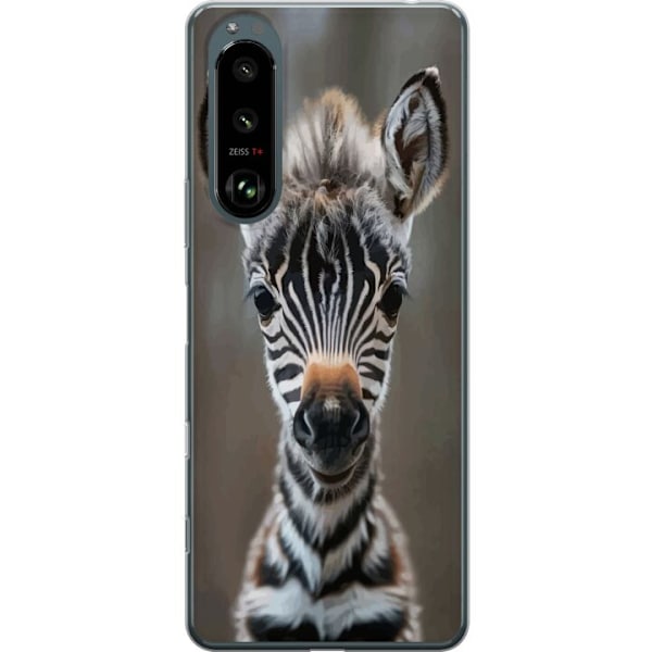 Sony Xperia 5 III Gennemsigtig cover Giraf Dyretema Afrika Natur Grafisk Motiv Savanne Vilde Dyr Populær Vægkunst Eksotisk Tema