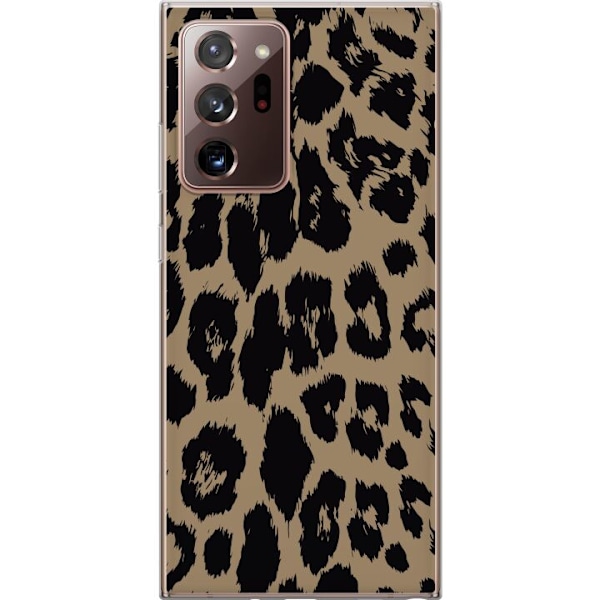 Samsung Galaxy Note20 Ultra Genomskinligt Skal Leopard