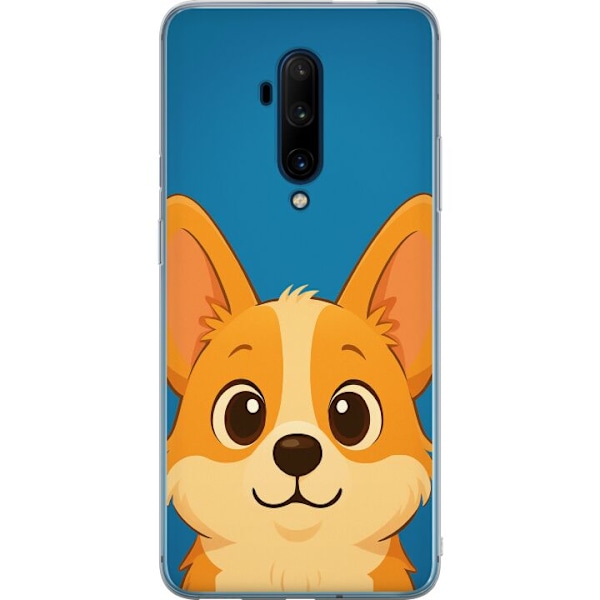 OnePlus 7T Pro Genomskinligt Skal Hello Corgi