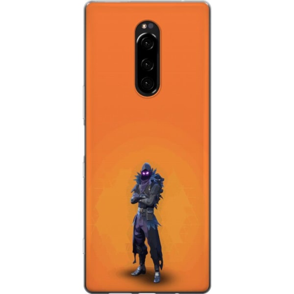 Sony Xperia 1 Gennemsigtig cover Fortnite - Raven